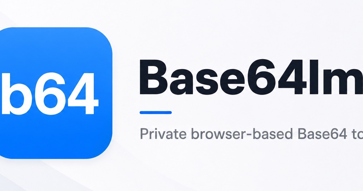Base64 Image Decode & Encode - Free Online Tool | Base64Img